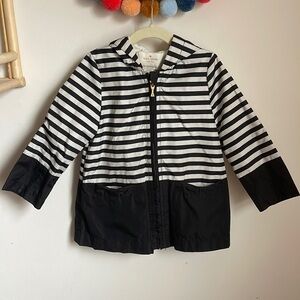 Kate Spade Striped Rain Jacket